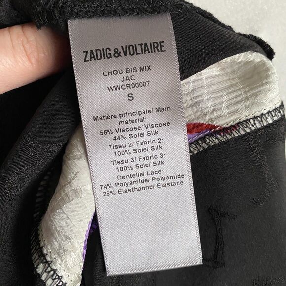 Zadig & Voltaire Chou Mix Patchwork Silk Blend Lace Cami ASO Tessa Porter $378 - Picture 15 of 15